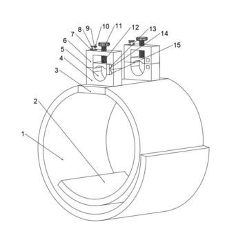 一种肾透析管简易收置定位器